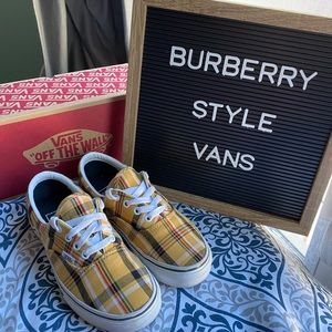 Burberry Style Vans